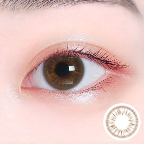 [Monthly] MAY-LUV Cheese Brown Colored Contact Lenses