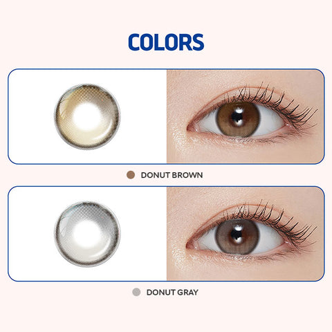 [Monthly] MAY-LUV Donut Gray Colored Contact Lenses