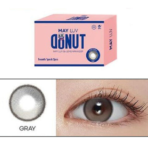 [Monthly] MAY-LUV Donut Gray Colored Contact Lenses