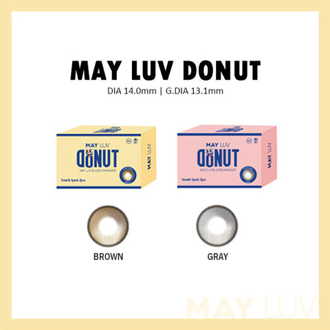 [Monthly] MAY-LUV Donut Brown Colored Contact Lenses