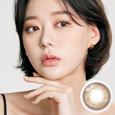 [1Day] i-SHA Oriana Molton Amber Brown Colored Contact Lenses