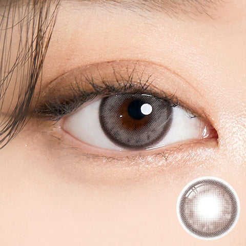 [1Day] i-SHA Oriana Molton Ash Brown Colored Contact Lenses