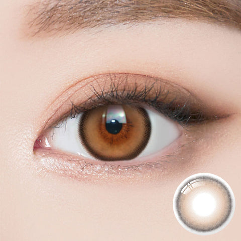 [1Day] i-SHA Oriana Mune Brown Colored Contact Lenses