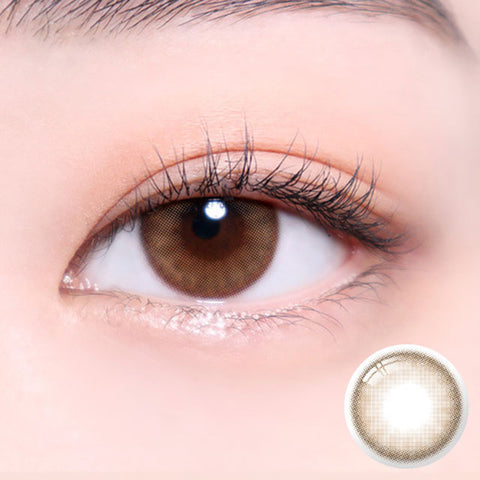 [1Day] i-SHA Oriana Serenity Brown Colored Contact Lenses (10Lenses)