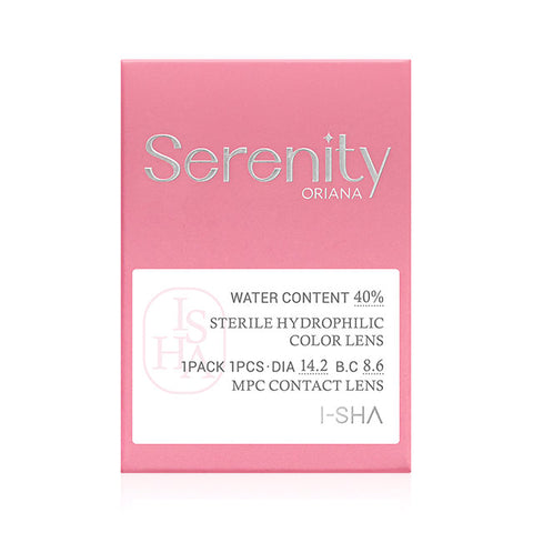 [Monthly] i-SHA Oriana Serenity Brown Colored Contact Lenses