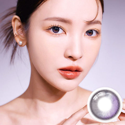 [Monthly] i-SHA Polaris Ursa Deep Wine Colored Contact Lenses - Silicone hydrogel