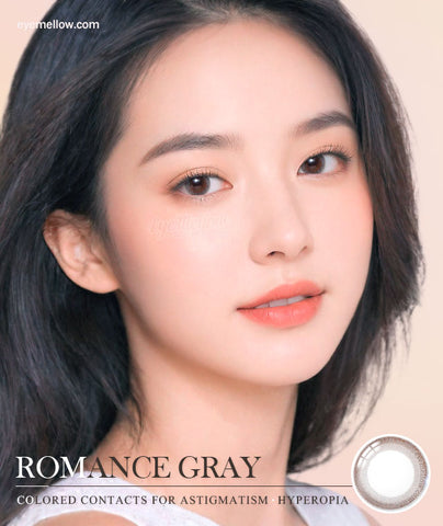 [Yearly] Romance Gray (Hyperopia) Colored Contact Lenses