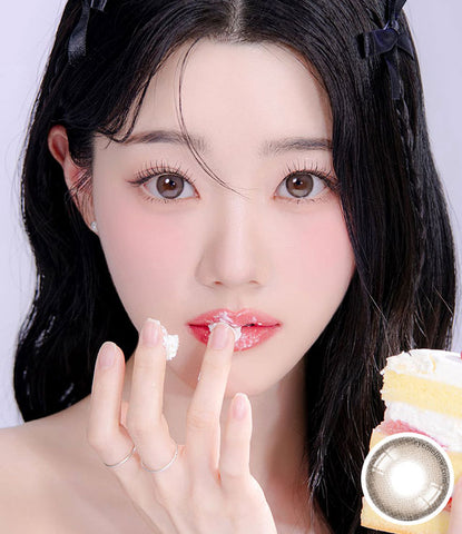 [Monthly] Sugar Cream Ash Choco Colored Contact Lenses