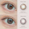 [1Day] i-SHA Oriana Molton Amber Brown Colored Contact Lenses