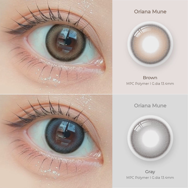 [1Day] i-SHA Oriana Mune Brown Colored Contact Lenses