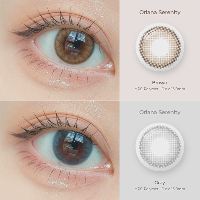 [1Day] i-SHA Oriana Serenity Gray Colored Contact Lenses (10Lenses)