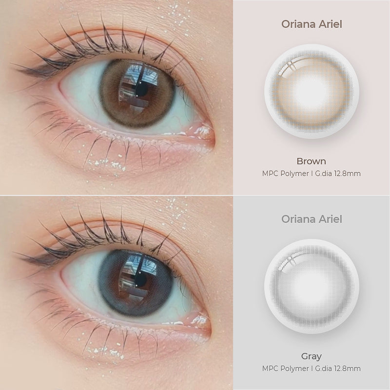 [Monthly] i-SHA Oriana Ariel Brown Colored Contact Lenses